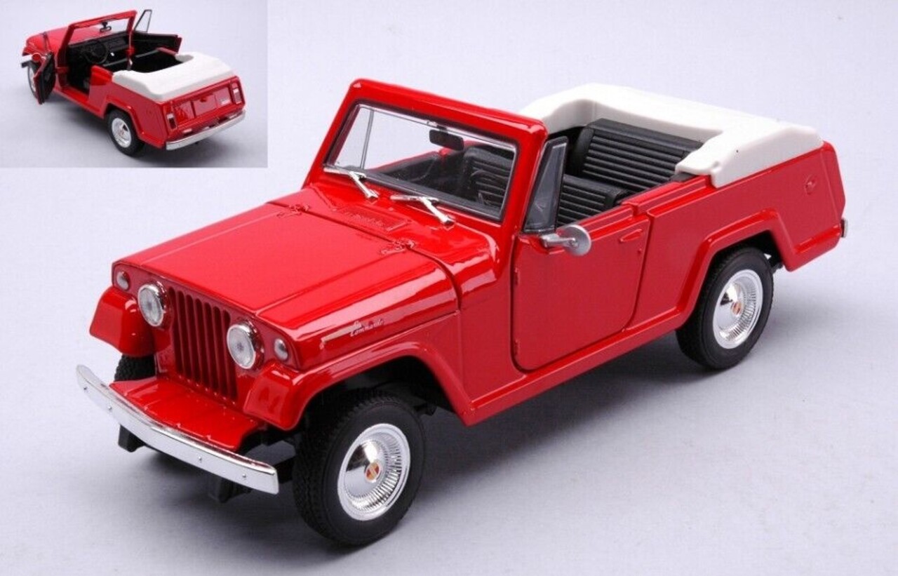 Jeep Jeep Jeepster Commando Pick-Up 1967 - 1:24 - Welly Jeep Jeep Jeepster Commando Pick-Up 1967 - 1:24 - Welly