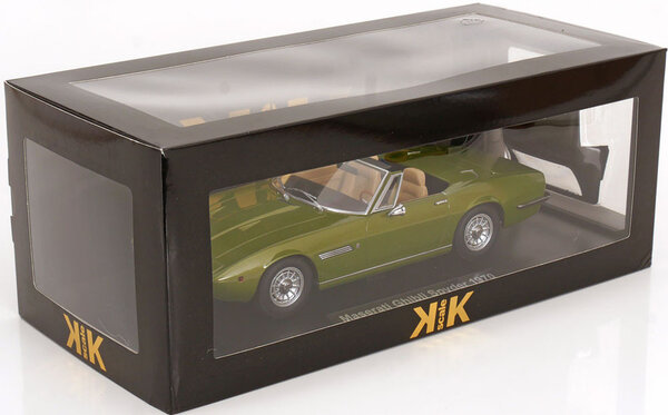 Maserati Maserati Ghibli Spider Cabriolet Open 1970 - 1:18 - KK Scale Maserati Maserati Ghibli Spider Cabriolet Open 1970 - 1:18 - KK Scale