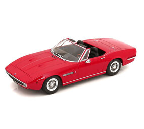 Maserati Maserati Ghibli Spider Cabriolet Open + Spoke Rims 1970 - 1:18 - KK Scale Maserati Maserati Ghibli Spider Cabriolet Open + Spoke Rims 1970 - 1:18 - KK Scale