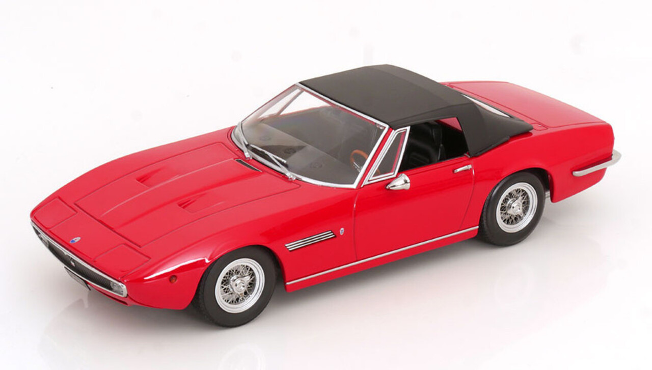 Maserati Maserati Ghibli Spider Cabriolet Open + Spoke Rims 1970 - 1:18 - KK Scale