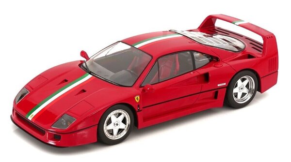 Ferrari Ferrari F40 (Italia Design + Red Seats) - 1:18 - KK Scale Ferrari Ferrari F40 (Italia Design + Red Seats) - 1:18 - KK Scale