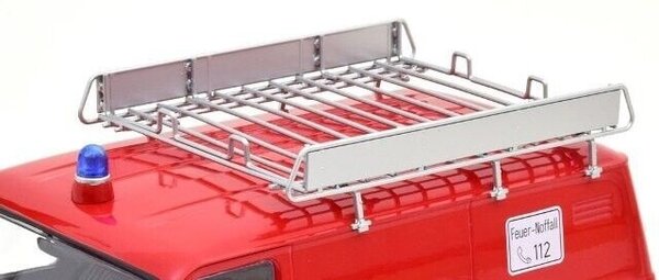 Ford Ford Transit Delivery Van + Roof Rack 1965 'Fire Department Germany' - 1:18 - KK Scale Ford Ford Transit Delivery Van + Roof Rack 1965 'Fire Department Germany' - 1:18 - KK Scale