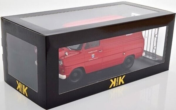 Ford Ford Transit Delivery Van + Roof Rack 1965 'Fire Department Germany' - 1:18 - KK Scale Ford Ford Transit Delivery Van + Roof Rack 1965 'Fire Department Germany' - 1:18 - KK Scale
