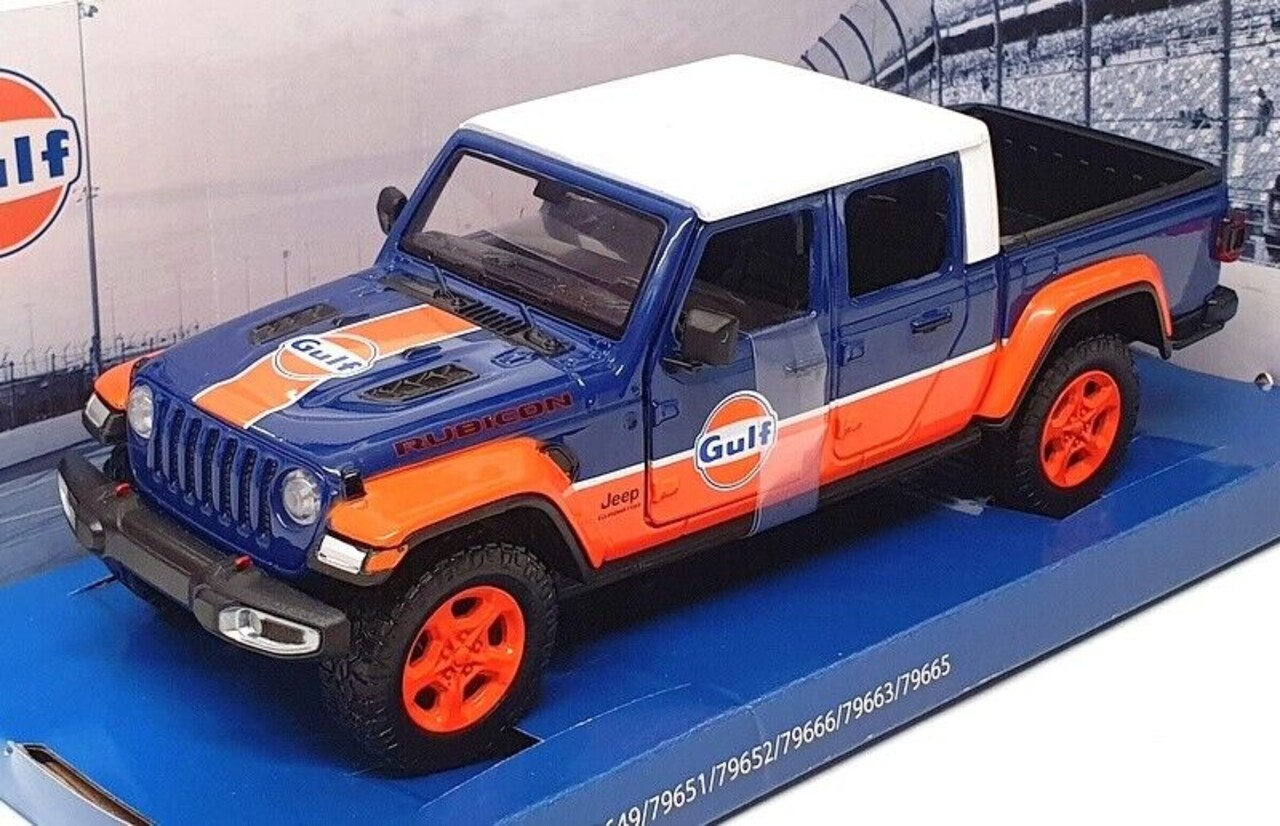 Jeep Jeep Gladiator Rubicon Crew Cab Pick Up Hard Top Closed 2021 'Gulf' - 1:27 - Motor Max         - Copy