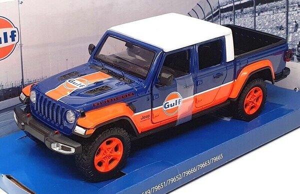 Jeep Jeep Gladiator Rubicon Crew Cab Pick Up Hard Top Closed 2021 'Gulf' - 1:27 - Motor Max         - Copy