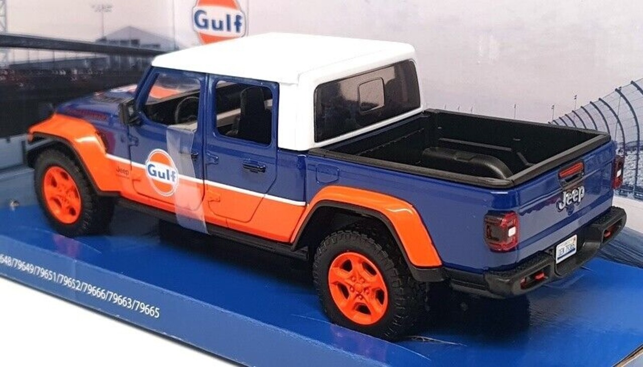 Jeep Jeep Gladiator Rubicon Crew Cab Pick Up Hard Top Closed 2021 'Gulf' - 1:27 - Motor Max         - Copy