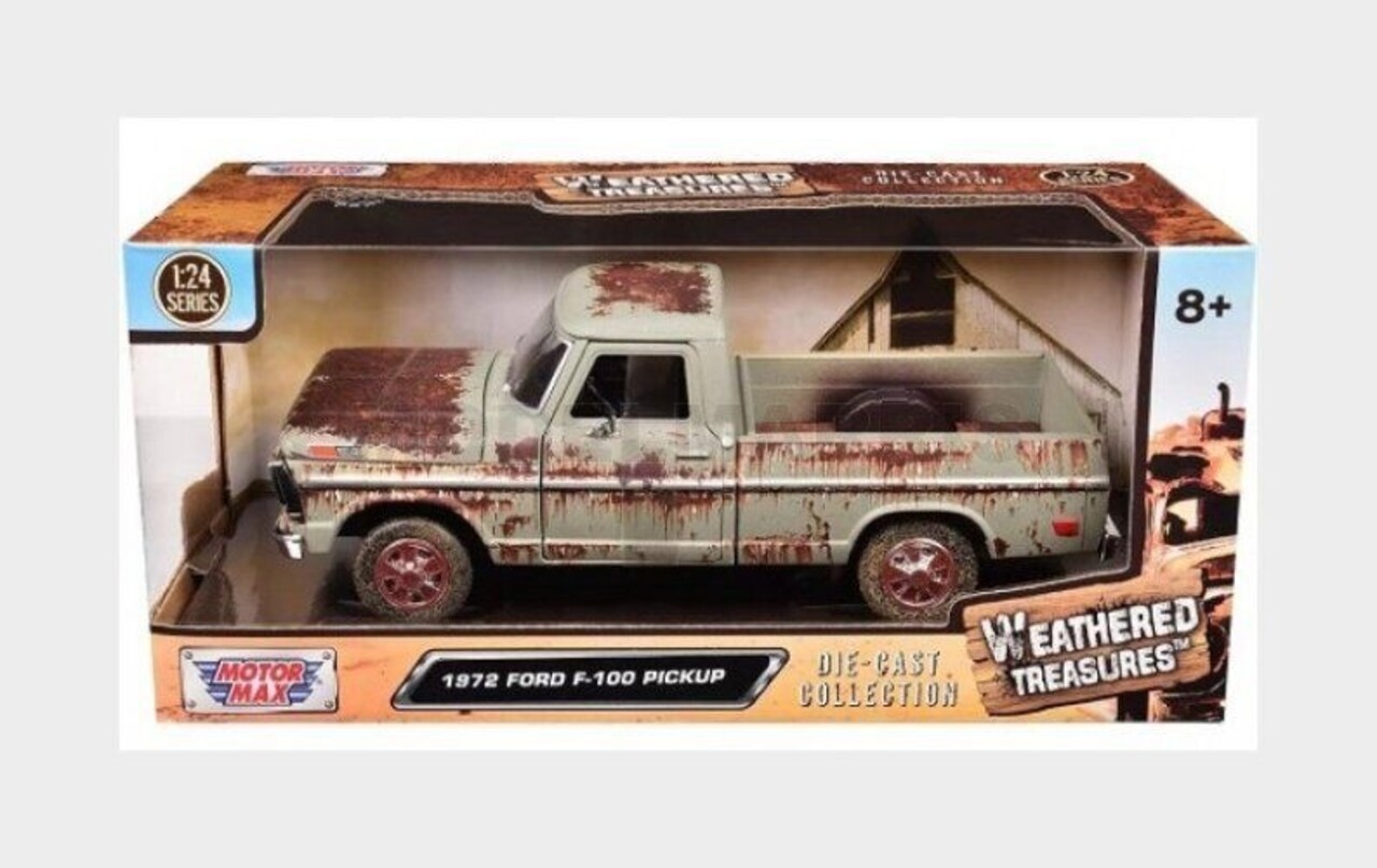 Ford Ford F-100 Pick-Up 'Weathered Treasures' 1972 - 1:24 - Motor Max