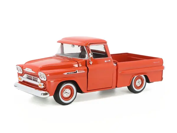 Chevrolet Chevrolet Apache Fleetside Pick-Up 1958 + Caravan - 1:24 - Motor Max