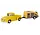 Ford F-100 Pick-Up 1955 + Caravan - 1:24 - Motor Max
