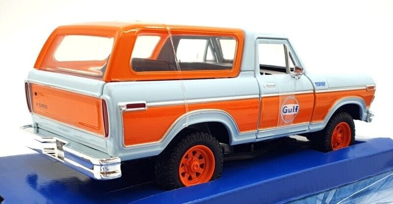 Ford Ford Bronco Hard Top 'Gulf' 1978 - 1:24 - Motor Max Ford Ford Bronco Hard Top 'Gulf' 1978 - 1:24 - Motor Max