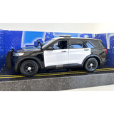 Ford Ford Police Interceptor Utility + Light Bar + Push Bumper 2022 - 1:24 - Motor Max Ford Ford Police Interceptor Utility + Light Bar + Push Bumper 2022 - 1:24 - Motor Max