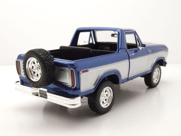 Ford Ford Bronco Open Top + Spare Tire 1978 - 1:24 - Motor Max Ford Ford Bronco Open Top + Spare Tire 1978 - 1:24 - Motor Max