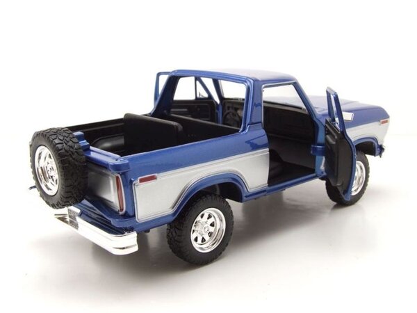 Ford Ford Bronco Open Top + Spare Tire 1978 - 1:24 - Motor Max Ford Ford Bronco Open Top + Spare Tire 1978 - 1:24 - Motor Max