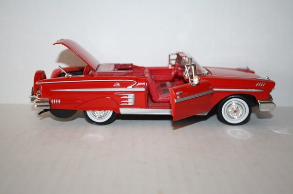 Chevrolet Chevrolet Impala Convertible 1958 - 1:24 - Motor Max Chevrolet Chevrolet Impala Convertible 1958 - 1:24 - Motor Max