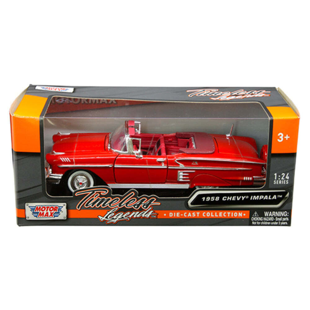 Chevrolet Chevrolet Impala Convertible 1958 - 1:24 - Motor Max Chevrolet Chevrolet Impala Convertible 1958 - 1:24 - Motor Max