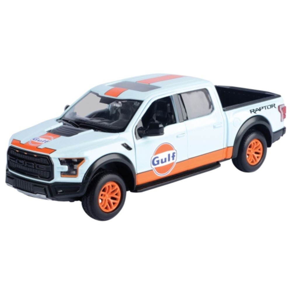 Ford Ford F-150 Raptor Crew Cab 2017 'Gulf' - 1:27 - Motor Max Ford Ford F-150 Raptor Crew Cab 2017 'Gulf' - 1:27 - Motor Max