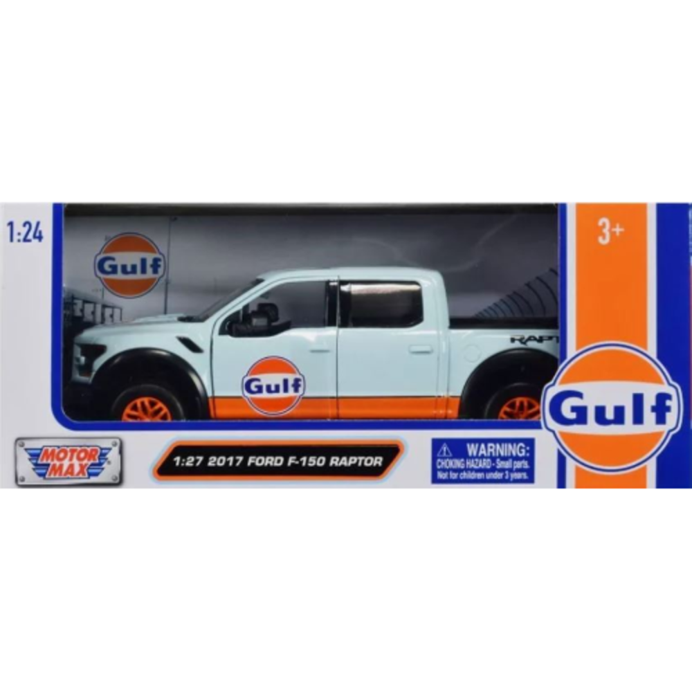 Ford Ford F-150 Raptor Crew Cab 2017 'Gulf' - 1:27 - Motor Max Ford Ford F-150 Raptor Crew Cab 2017 'Gulf' - 1:27 - Motor Max