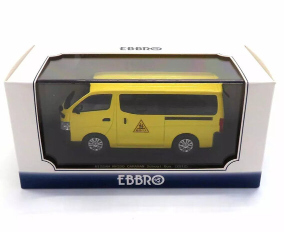 Nissan Nissan NV350 Caravan School Bus 2012 - 1:43 - Ebbro Nissan Nissan NV350 Caravan School Bus 2012 - 1:43 - Ebbro