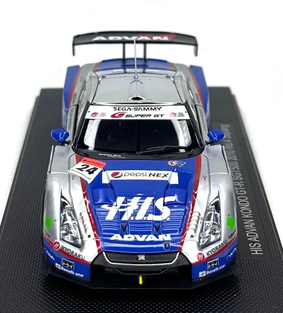 Nissan Nissan HIS Advan Kondo GT-R SGT500 Rd.4 Sepang 2010 - 1:43 - Ebbro Nissan Nissan HIS Advan Kondo GT-R SGT500 Rd.4 Sepang 2010 - 1:43 - Ebbro