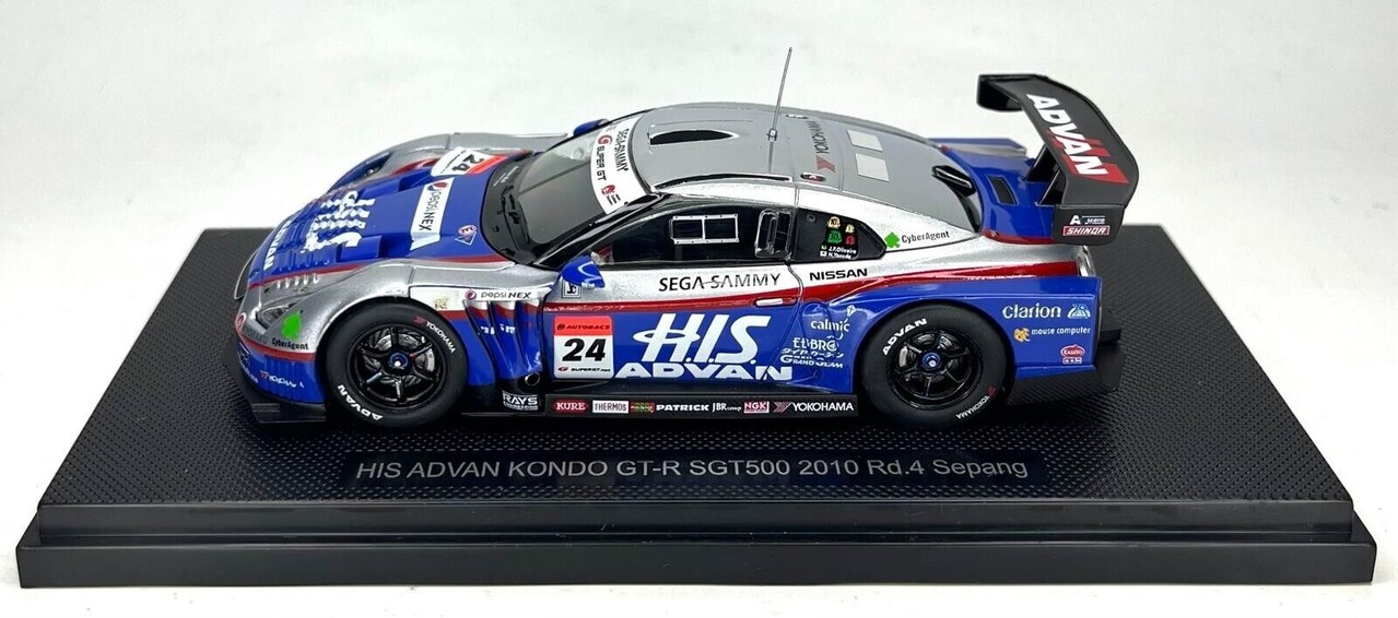 Nissan Nissan HIS Advan Kondo GT-R SGT500 Rd.4 Sepang 2010 - 1:43 - Ebbro Nissan Nissan HIS Advan Kondo GT-R SGT500 Rd.4 Sepang 2010 - 1:43 - Ebbro