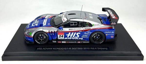 Nissan Nissan HIS Advan Kondo GT-R SGT500 Rd.4 Sepang 2010 - 1:43 - Ebbro Nissan Nissan HIS Advan Kondo GT-R SGT500 Rd.4 Sepang 2010 - 1:43 - Ebbro