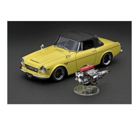 Nissan Datsun Fairlady 2000 (SR311) + U20 Engine - 1:18 - Ignition Model Nissan Datsun Fairlady 2000 (SR311) + U20 Engine - 1:18 - Ignition Model