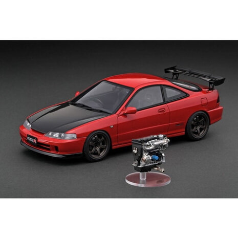 Honda Honda Integra (DC2) Type R + B18C Engine - 1:18 - Ignition Model