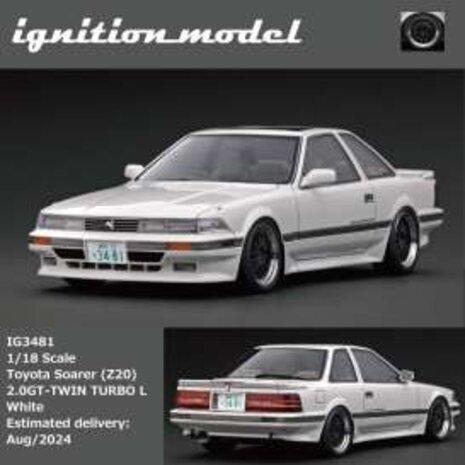 Toyota Toyota Soarer (Z20) 2.0 GT Twin Turbo L Lowered 15-Inch Wheels - 1:18 - Ignition Model
