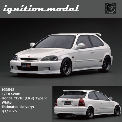 Honda Honda Civic (EK9) Type R - 1:18 - Ignition Model