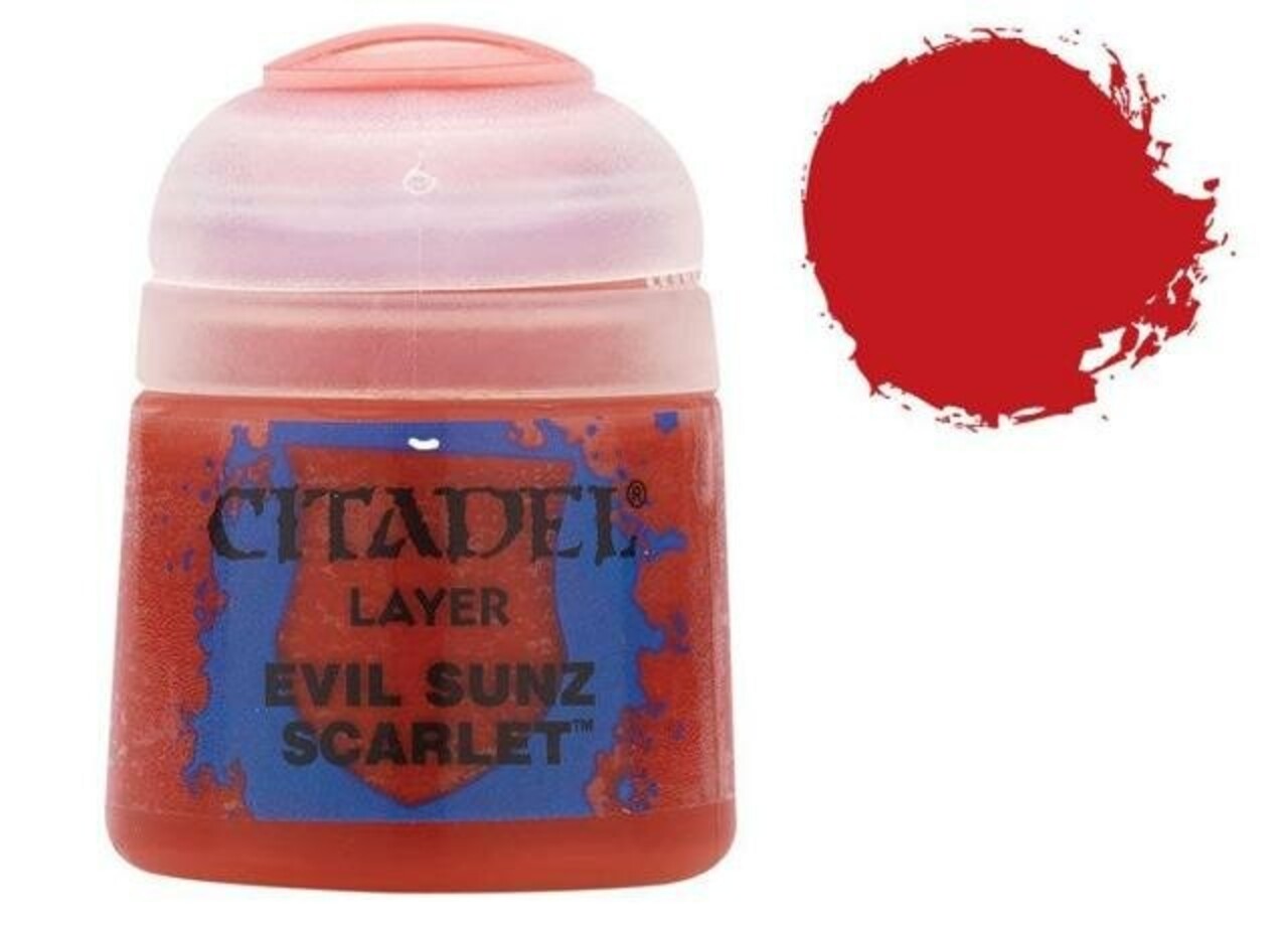 Games workshop Citadel Colour Layer: Evil Sunz Scarlet (12ml) Games workshop Citadel Colour Layer: Evil Sunz Scarlet (12ml)