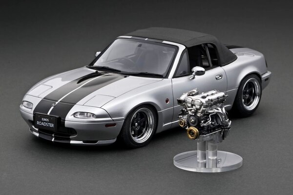 Eunos Eunos Roadster (NA) + B6-ZE Engine - 1:18 - Ignition Model