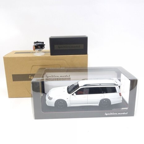 Nissan Nissan Stagea 260RS (WGNC34) + RB26DETT Engine - 1:18 - Ignition Model Nissan Nissan Stagea 260RS (WGNC34) + RB26DETT Engine - 1:18 - Ignition Model