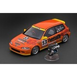 Honda Honda Civic (EG6) #53 'Zero Fighter' + VTEC (B16A) Engine - 1:18 - Ignition Model