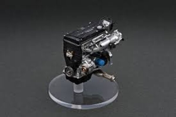 Honda Honda Civic (EG6) #53 'Zero Fighter' + VTEC (B16A) Engine - 1:18 - Ignition Model