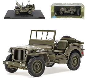 Jeep Jeep Willys MB 1941 - 1:18 - Welly Jeep Jeep Willys MB 1941 - 1:18 - Welly