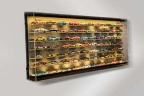 Atlantic Wall Mounted Illuminated Display Case for 70 Cars - 1:64 - Atlantic