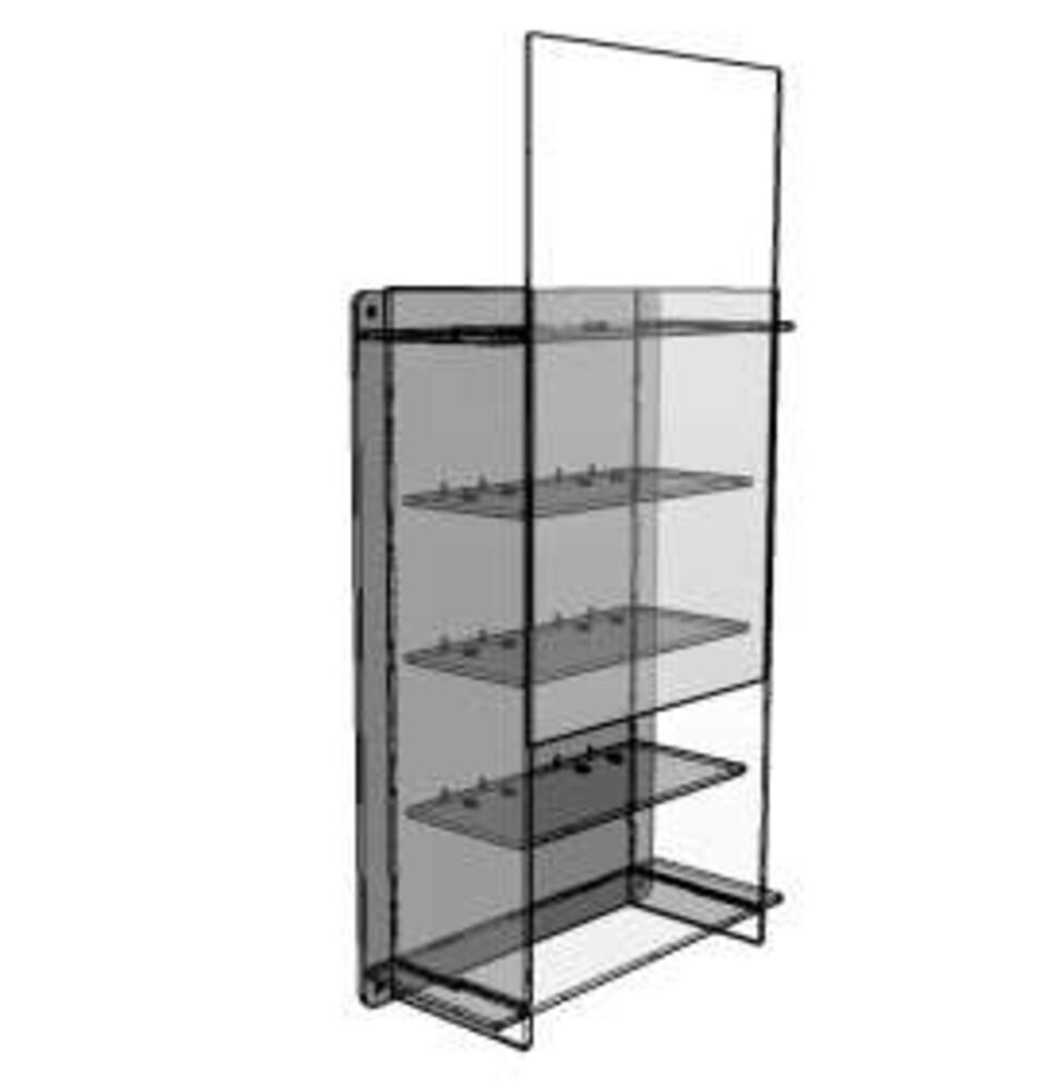 Atlantic Acrylic Multicase For Four 1:24 Scale Cars (4x1) - 1:24 - Atlantic Atlantic Acrylic Multicase For Four 1:24 Scale Cars (4x1) - 1:24 - Atlantic