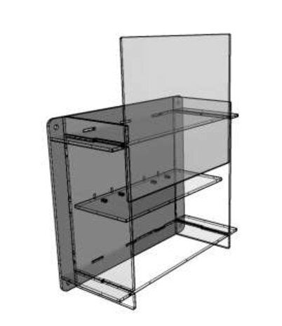 Atlantic Acrylic Multicase For Two 1:24 Scale Cars (2x1) - 1:24 - Atlantic