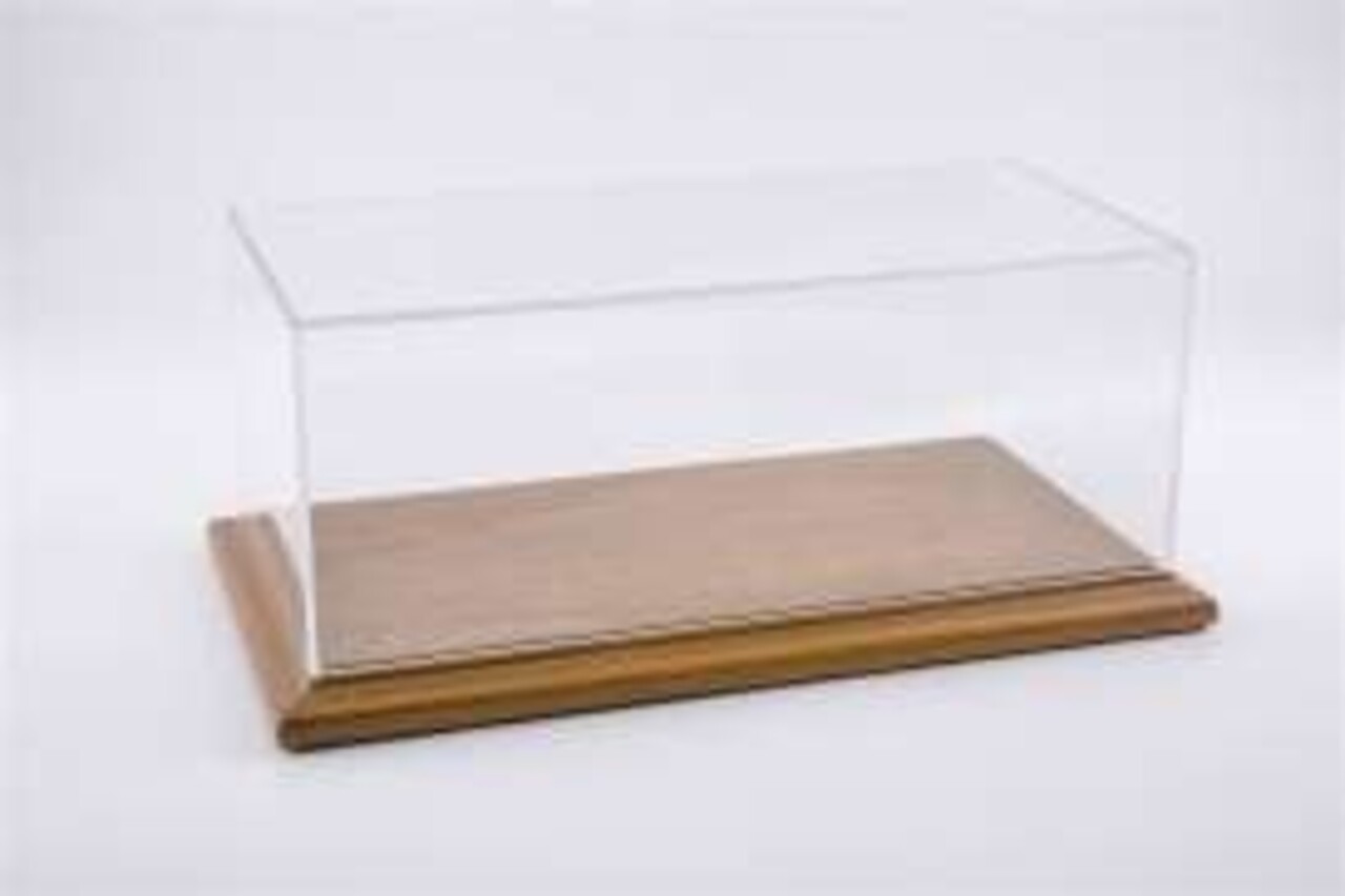 Atlantic Molsheim Acrylic Display Case  + Walnut Color Wood  Base - 1:8 - Atlantic