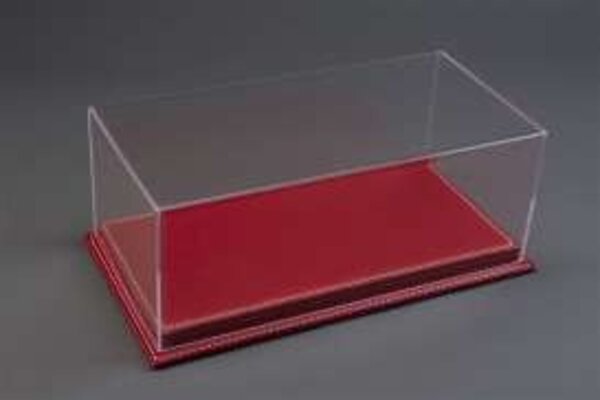 Atlantic Mulhouse Acrylic Display Case + Red Leather Base - 1:8 - Atlantic Atlantic Mulhouse Acrylic Display Case + Red Leather Base - 1:8 - Atlantic