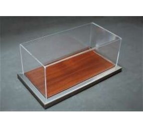 Atlantic Goodwood Deluxe Display Case + Metal + Mahogany Wood Combo Base - 1:18 - Atlantic Atlantic Goodwood Deluxe Display Case + Metal + Mahogany Wood Combo Base - 1:18 - Atlantic