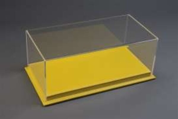 Atlantic Mulhouse Deluxe Display Case + Yellow Leather Base - 1:43 - Atlantic