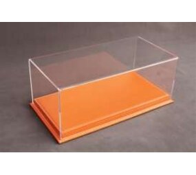 Atlantic Mulhouse Deluxe Display Case + Orange Leather Base - 1:24 - Atlantic Atlantic Mulhouse Deluxe Display Case + Orange Leather Base - 1:24 - Atlantic