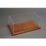 Atlantic Aichi Deluxe Acrylic Display Case + Mahogany Base Narrow Edge - 1:43 - Atlantic Atlantic Aichi Deluxe Acrylic Display Case + Mahogany Base Narrow Edge - 1:43 - Atlantic