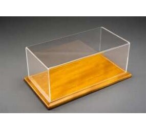 Atlantic Molsheim Deluxe Display Case + Cherry Wood Base Wide Edge - 1:43 - Atlantic Atlantic Molsheim Deluxe Display Case + Cherry Wood Base Wide Edge - 1:43 - Atlantic