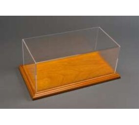 Atlantic Molsheim Deluxe Display Case + Lime Wood Base Wide Edge - 1:24 - Atlantic Atlantic Molsheim Deluxe Display Case + Lime Wood Base Wide Edge - 1:24 - Atlantic