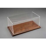 Atlantic Molsheim Deluxe Display Case + Mahogany Base Wide Egde  - 1:12 - Atlantic Atlantic Molsheim Deluxe Display Case + Mahogany Base Wide Egde  - 1:12 - Atlantic