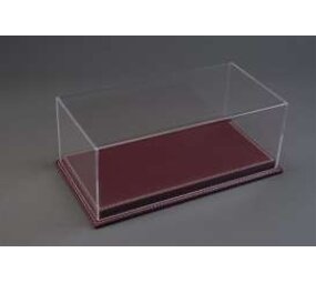 Atlantic Mulhouse Deluxe Display Case + Burgundy Leather Base - 1:18 - Atlantic Atlantic Mulhouse Deluxe Display Case + Burgundy Leather Base - 1:18 - Atlantic