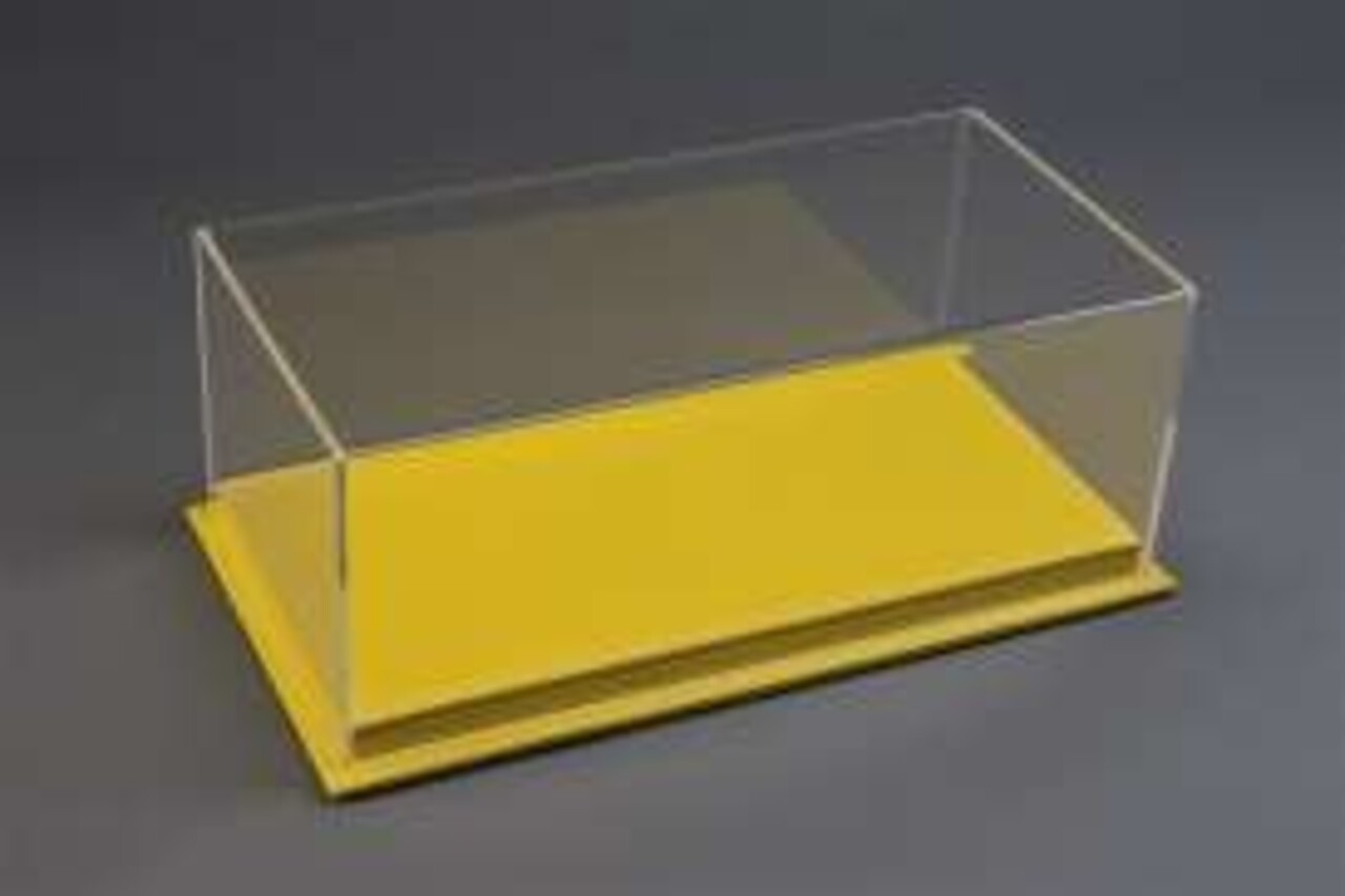 Atlantic Molsheim Deluxe Display Case + Yellow Leather Base - 1:12 - Atlantic Atlantic Molsheim Deluxe Display Case + Yellow Leather Base - 1:12 - Atlantic