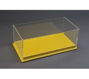 Atlantic Molsheim Deluxe Display Case + Yellow Leather Base  - 1:12 - Atlantic